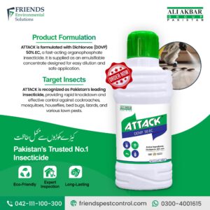 🐜⚡ ATTACK DDVP 50% EC – Fast and Reliable Insect Control