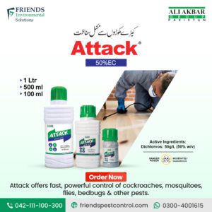 🧪 Attack DDVP 50% EC – Fast-Acting Insect Control